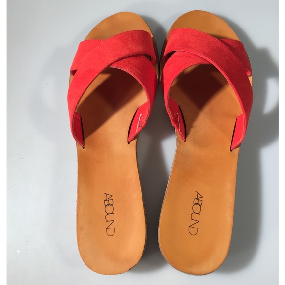 ***SALE***ABOUND Tess-Fab Faux Suede Cork Wedge Sandals - Picture 5 of 5